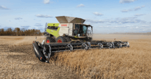 Harvest prep with Claas Lexion