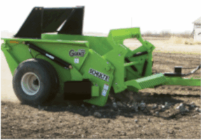 AgWest Local dealer for Schulte rock pickers